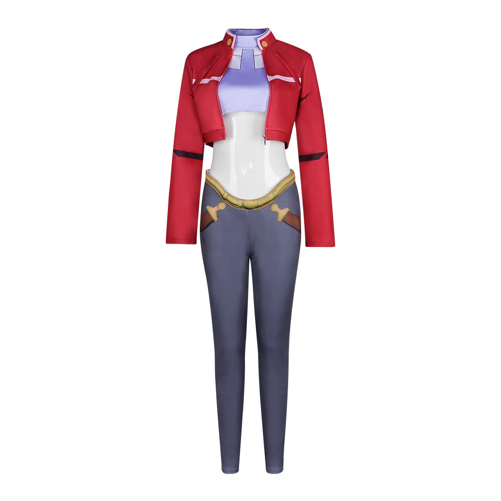 Elastic Speed Cosplay Costume Noa Anime Character Halloween Stage Performance