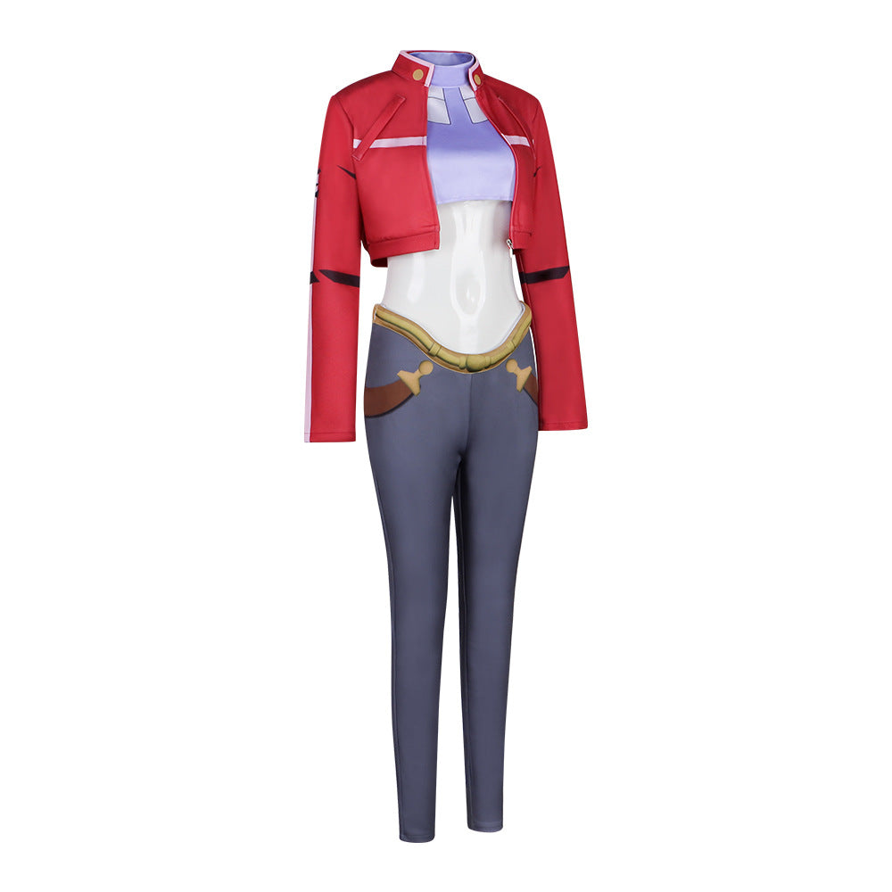 Elastic Speed Cosplay Costume Noa Anime Character Halloween Stage Performance