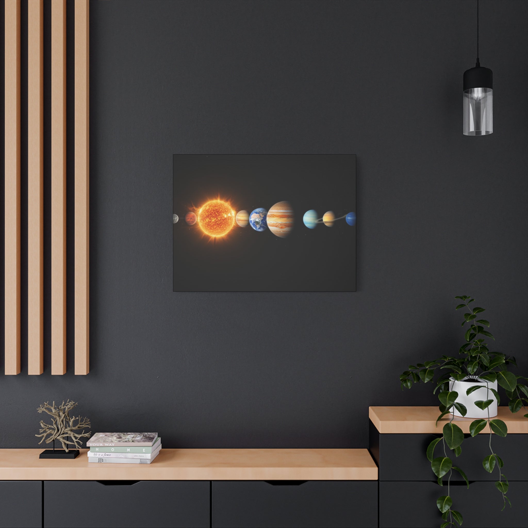 Solar System Stunning Canvas Print — Jaw-Dropping Space Wall Art