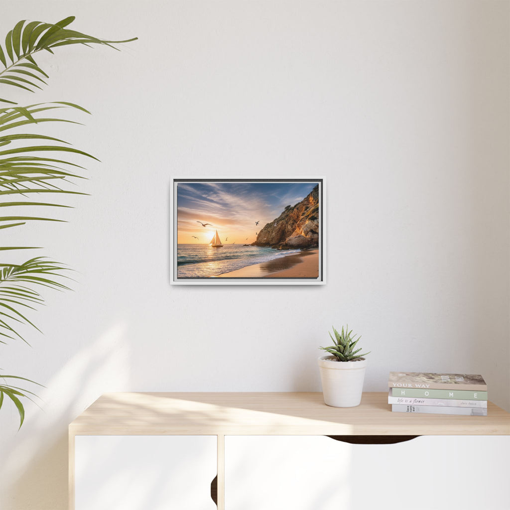 Sunset Sail Beach Landscape - Stunning Image!