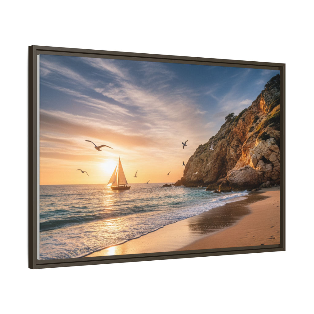 Sunset Sail Beach Landscape - Stunning Image!