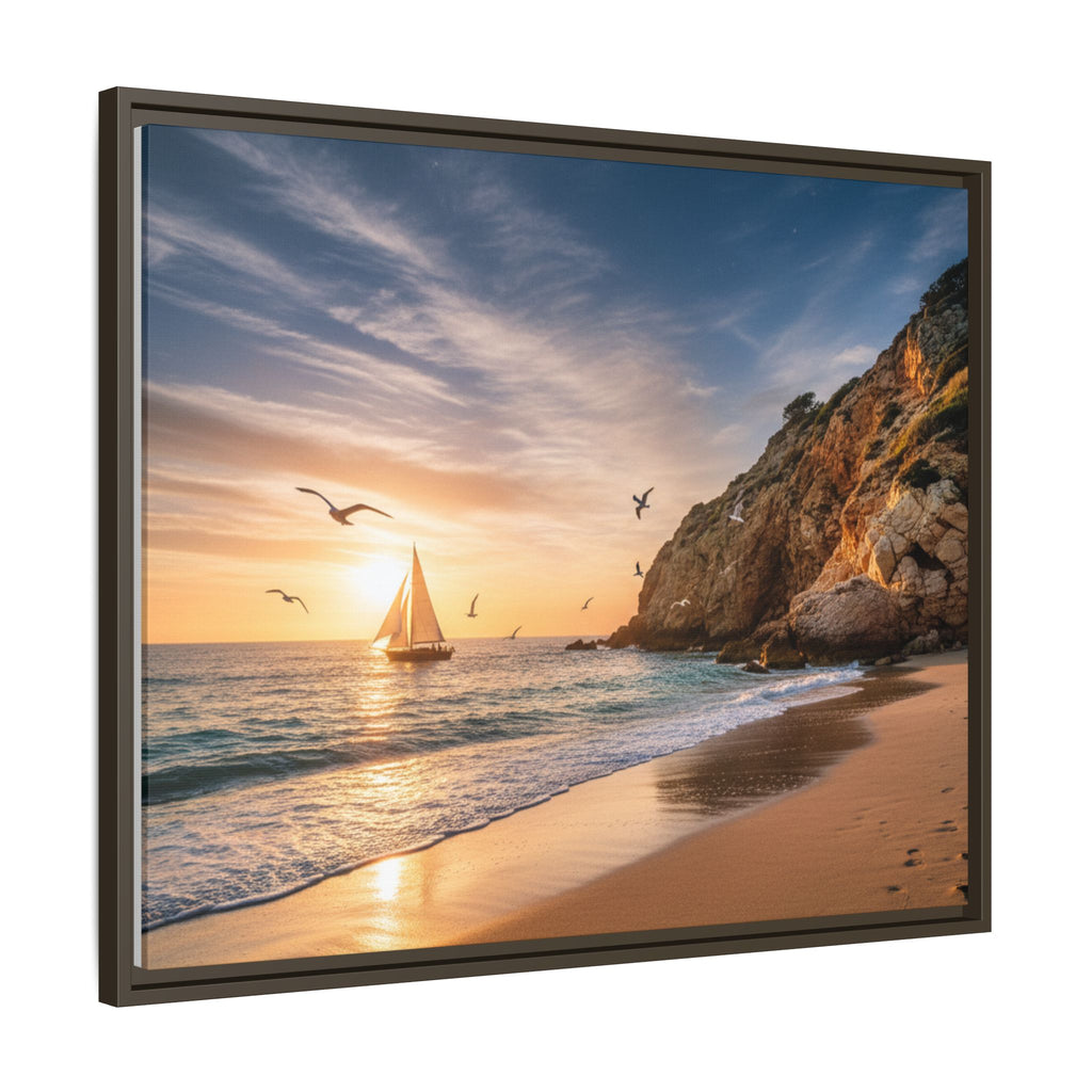 Sunset Sail Beach Landscape - Stunning Image!