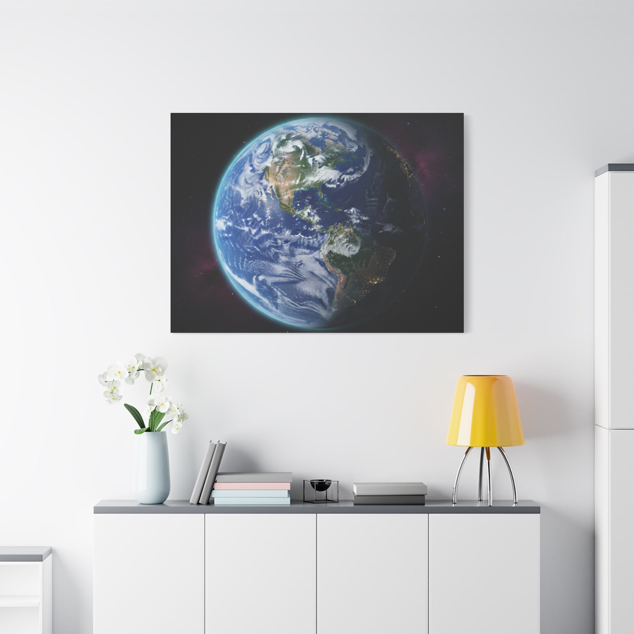 Stunning Earth From Space Wall Art