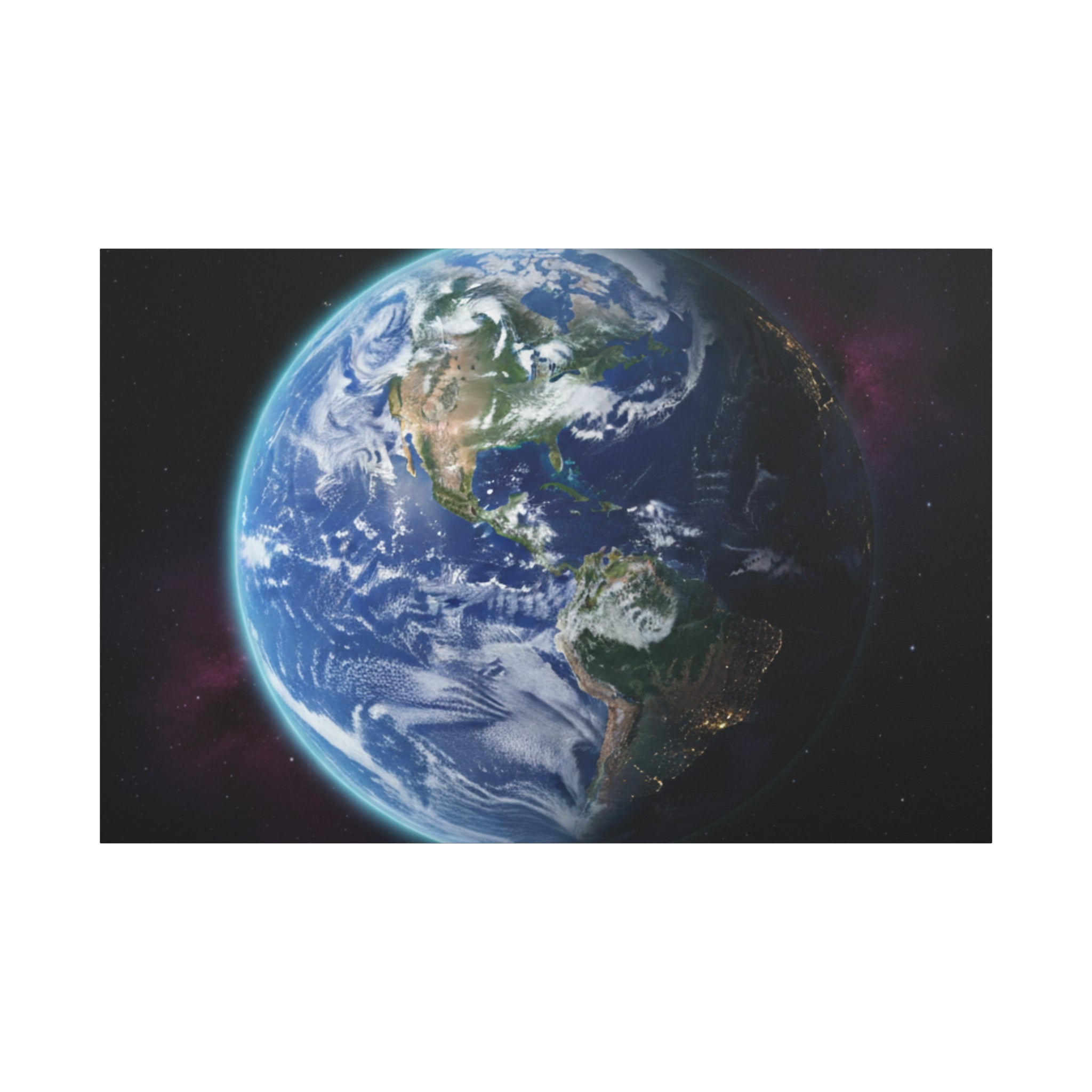 Stunning Earth From Space Wall Art