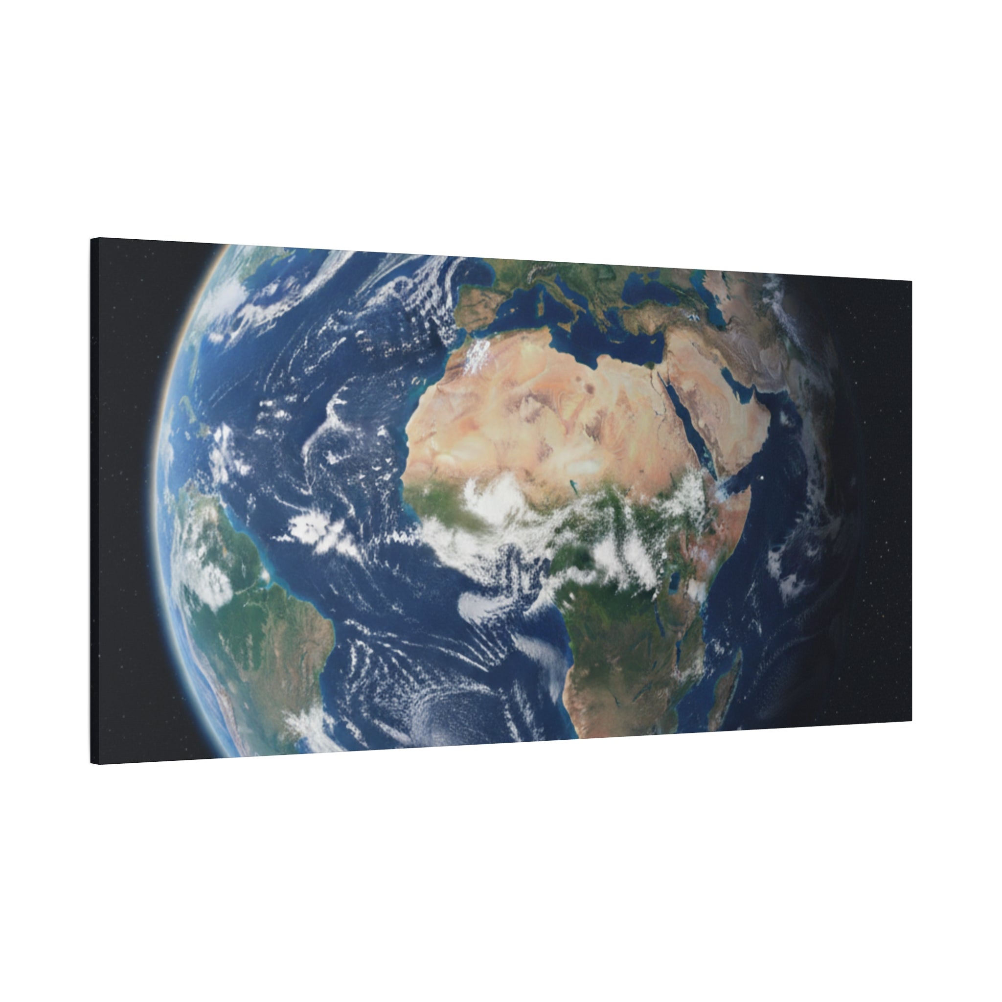 Earth from Space Stunning Image — Planet Globe Wall Art, Africa View