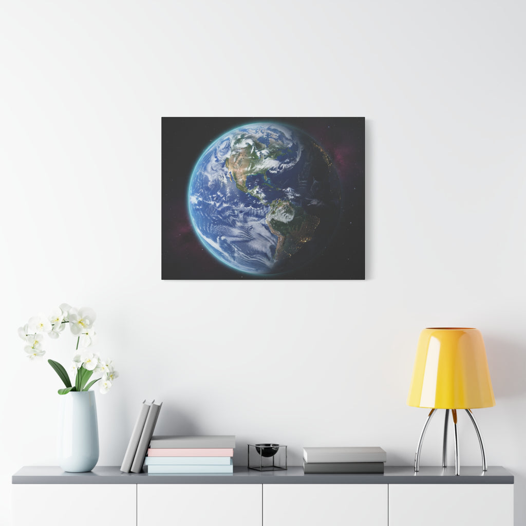 Stunning Earth From Space Wall Art