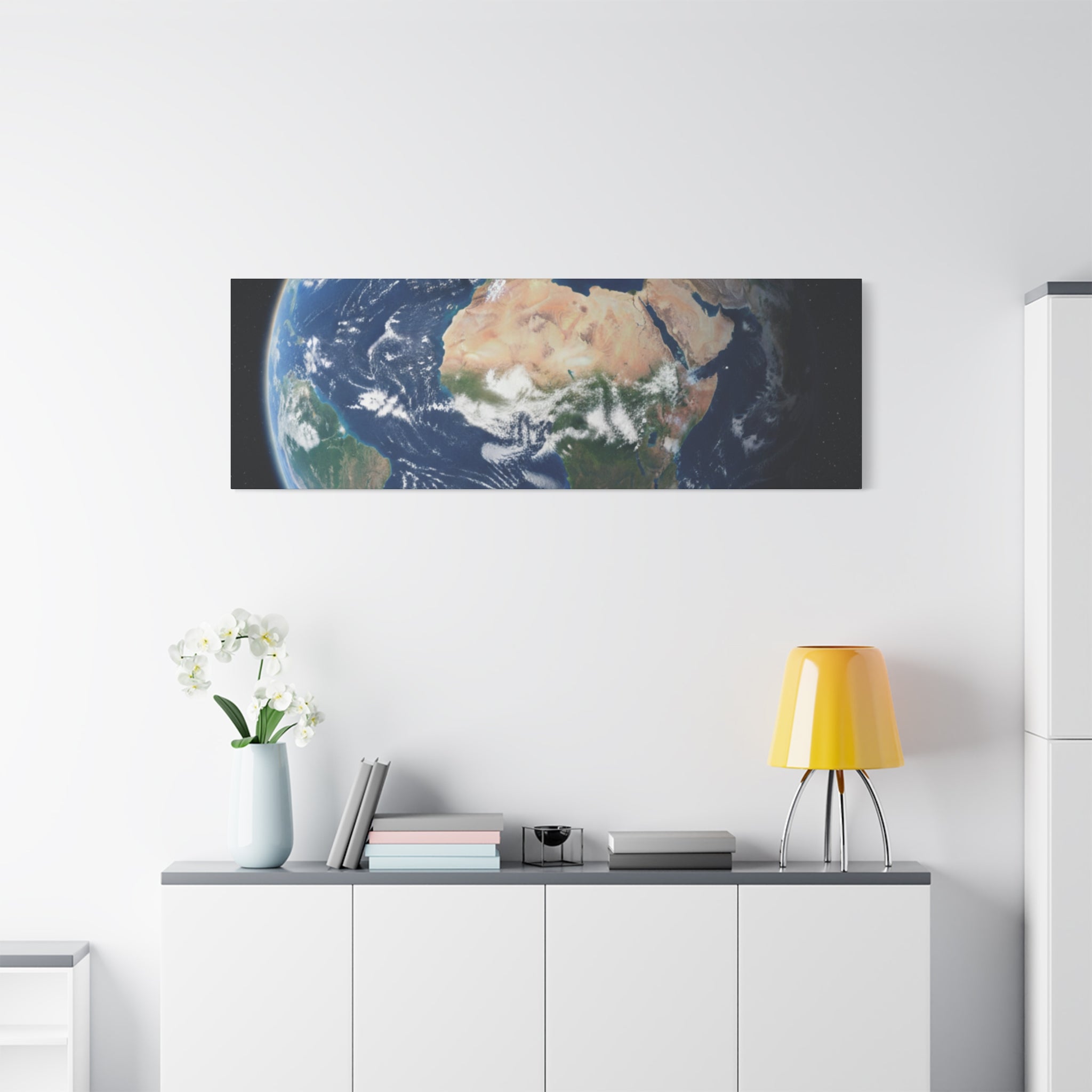 Earth from Space Stunning Image — Planet Globe Wall Art, Africa View