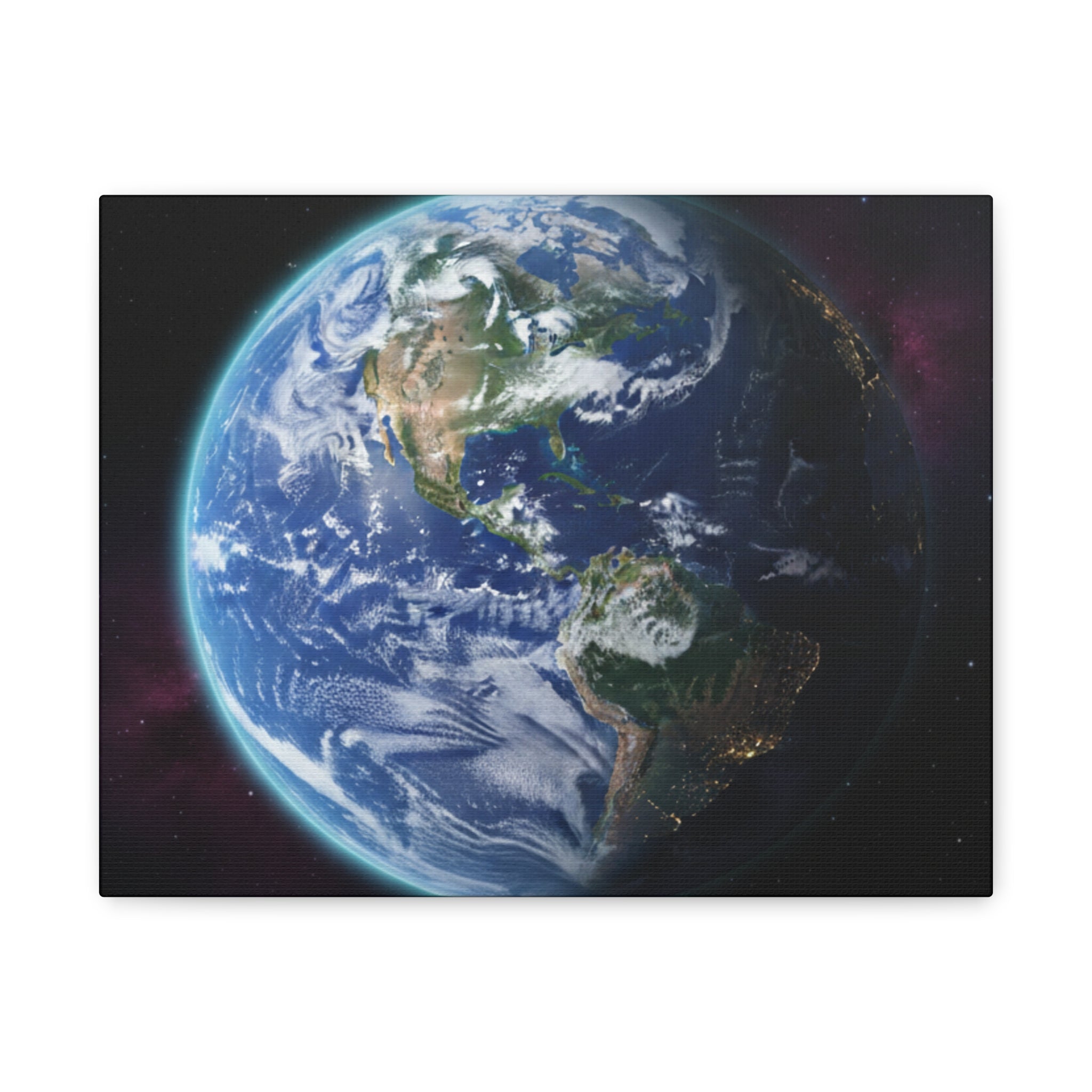 Stunning Earth From Space Wall Art