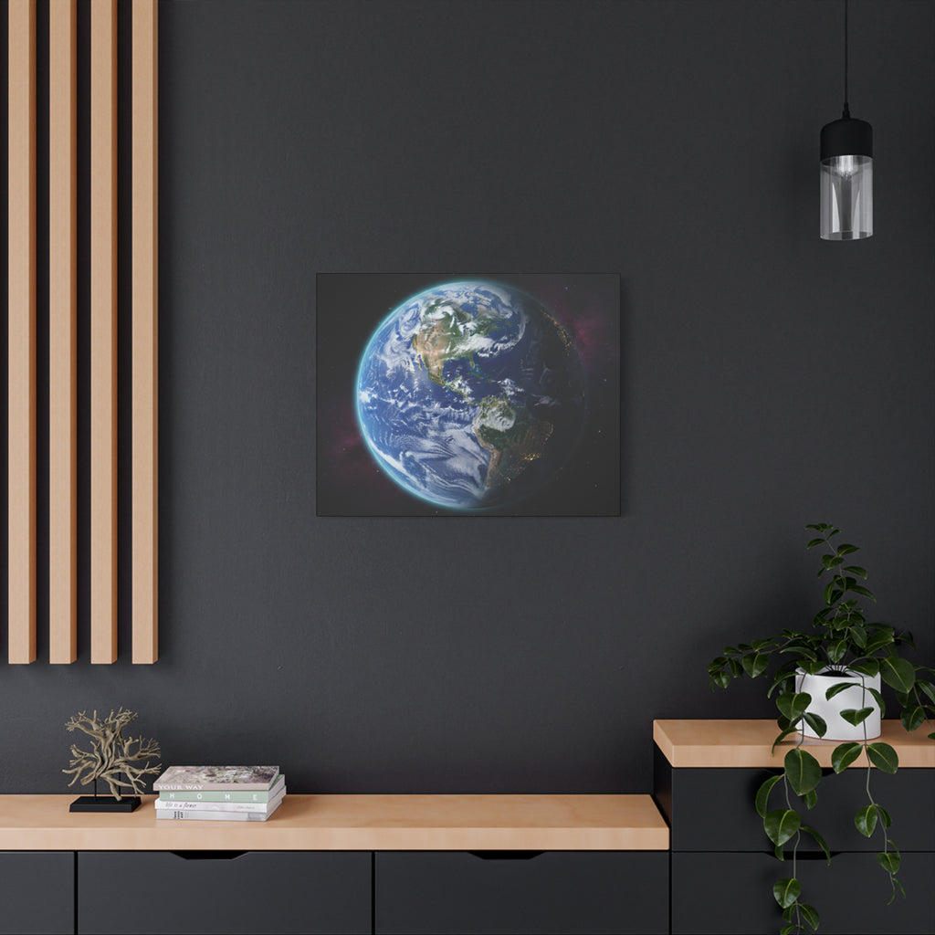 Stunning Earth From Space Wall Art