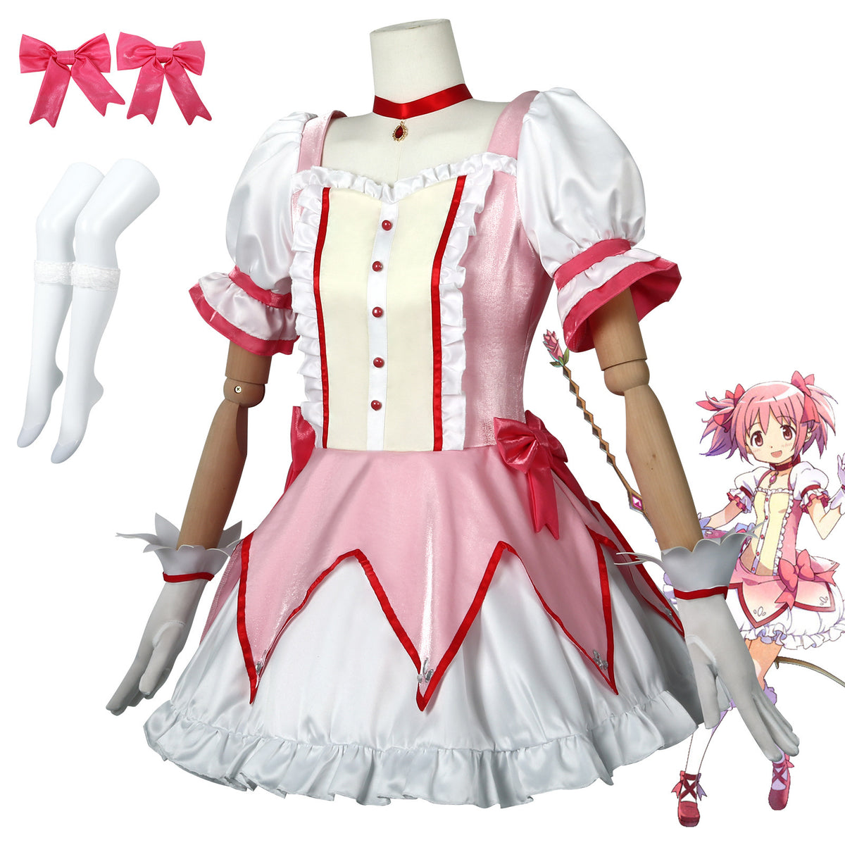 Magical Girl Little Round Deer Eyes Round Fragrance COS Costume Transformation