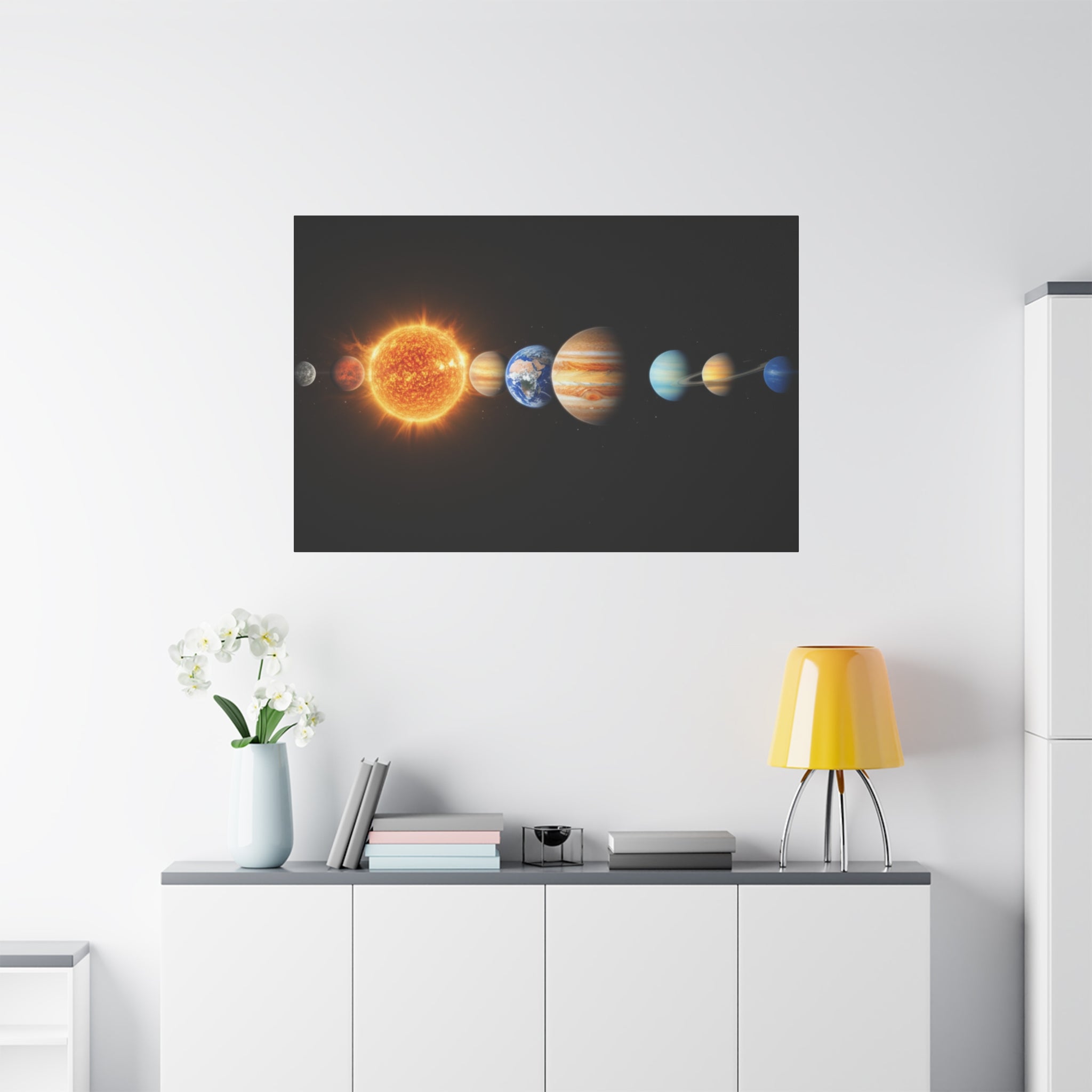 Solar System Stunning Canvas Print — Jaw-Dropping Space Wall Art