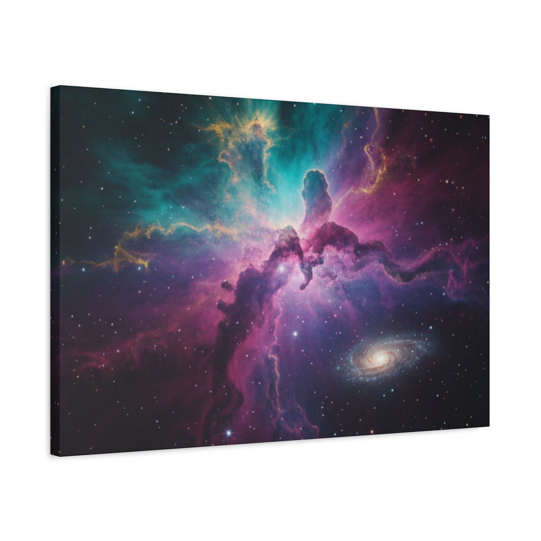 Galaxy Nebula Universe Print — Stretched Space Wall Art (1.25" Depth)