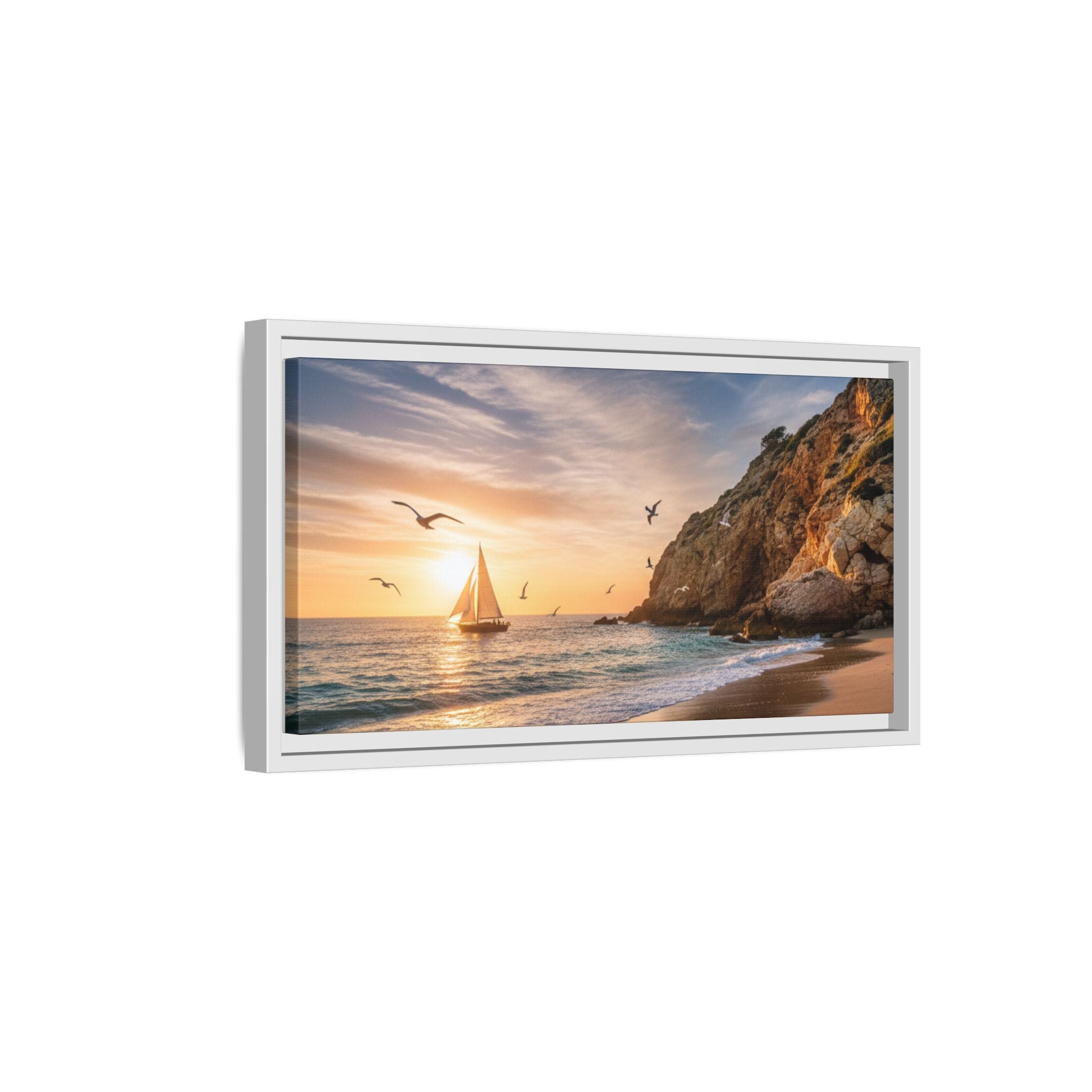 Sunset Sail Beach Landscape - Stunning Image!
