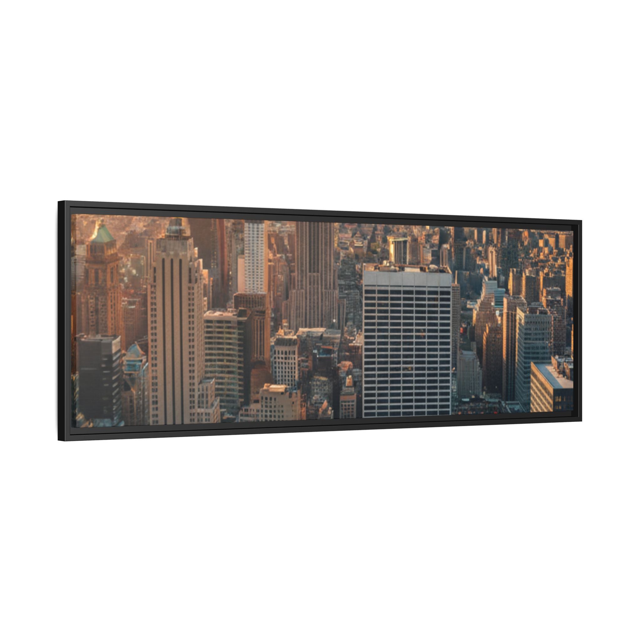 New York City Skyline at Sunset - Framed Art