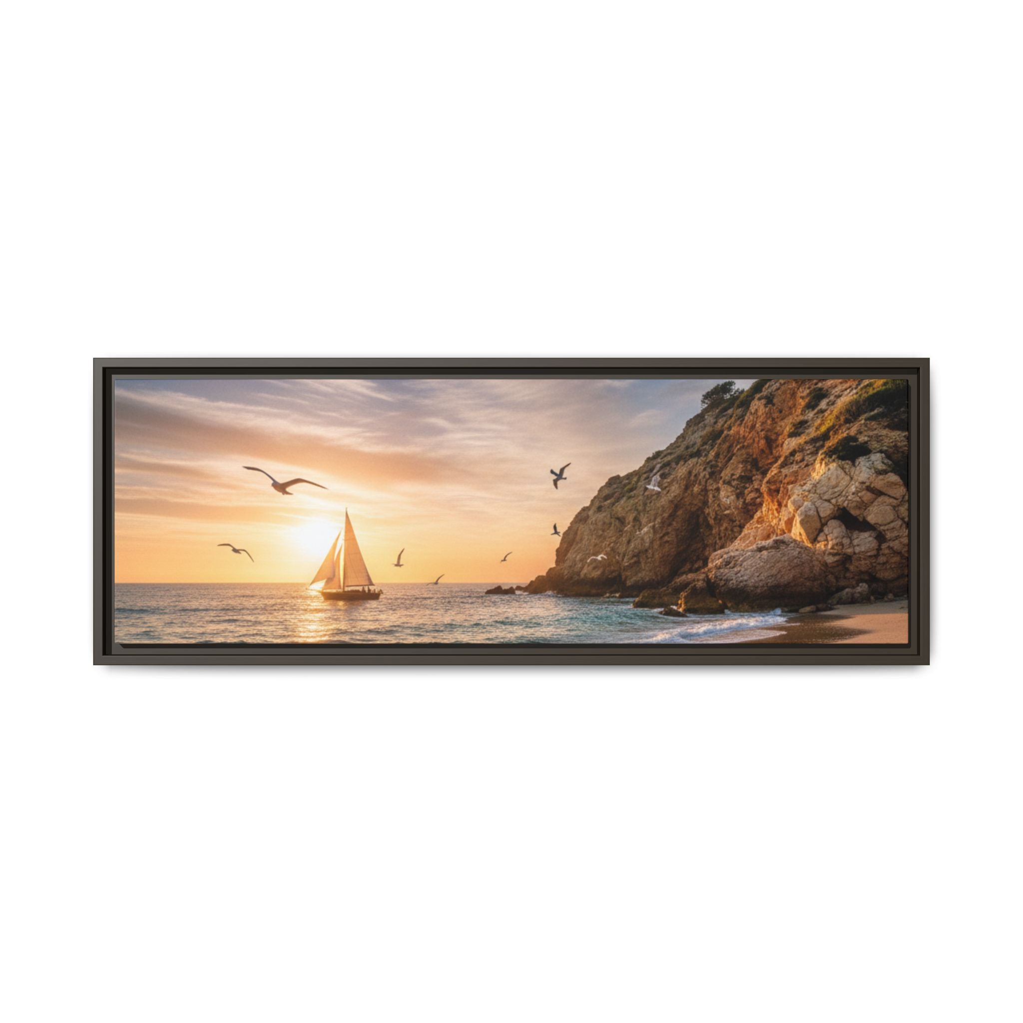 Sunset Sail Beach Landscape - Stunning Image!