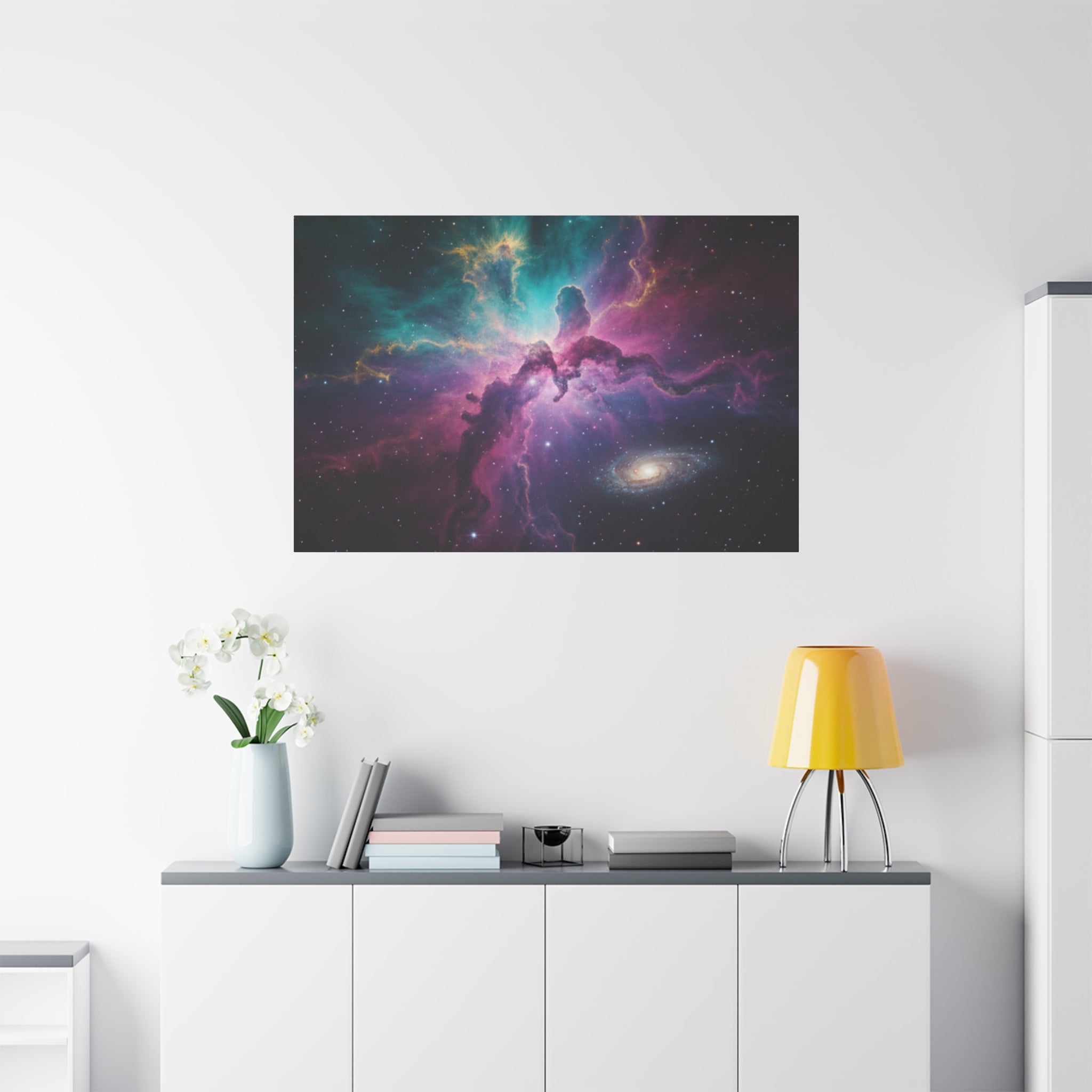 Galaxy Nebula Universe Print — Stretched Space Wall Art (1.25" Depth)
