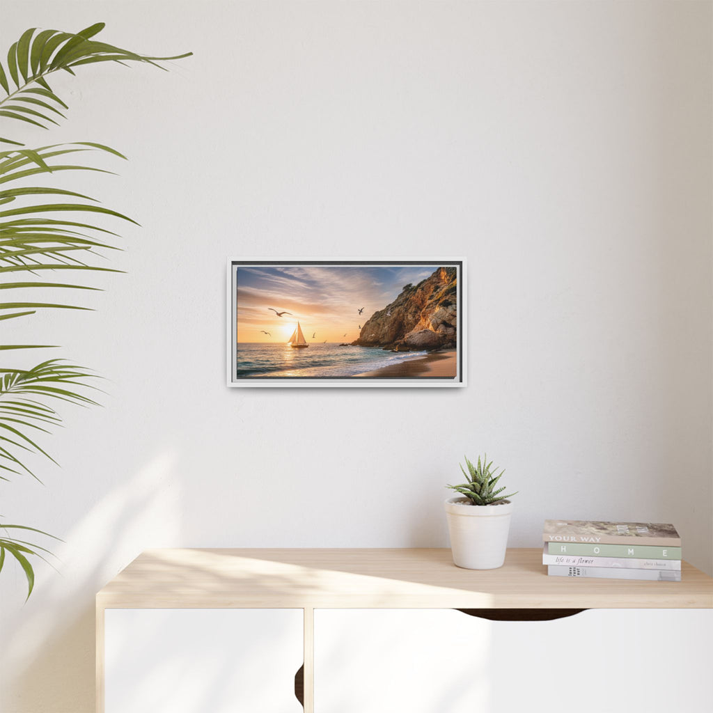 Sunset Sail Beach Landscape - Stunning Image!