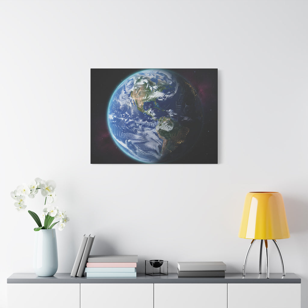 Stunning Earth From Space Wall Art