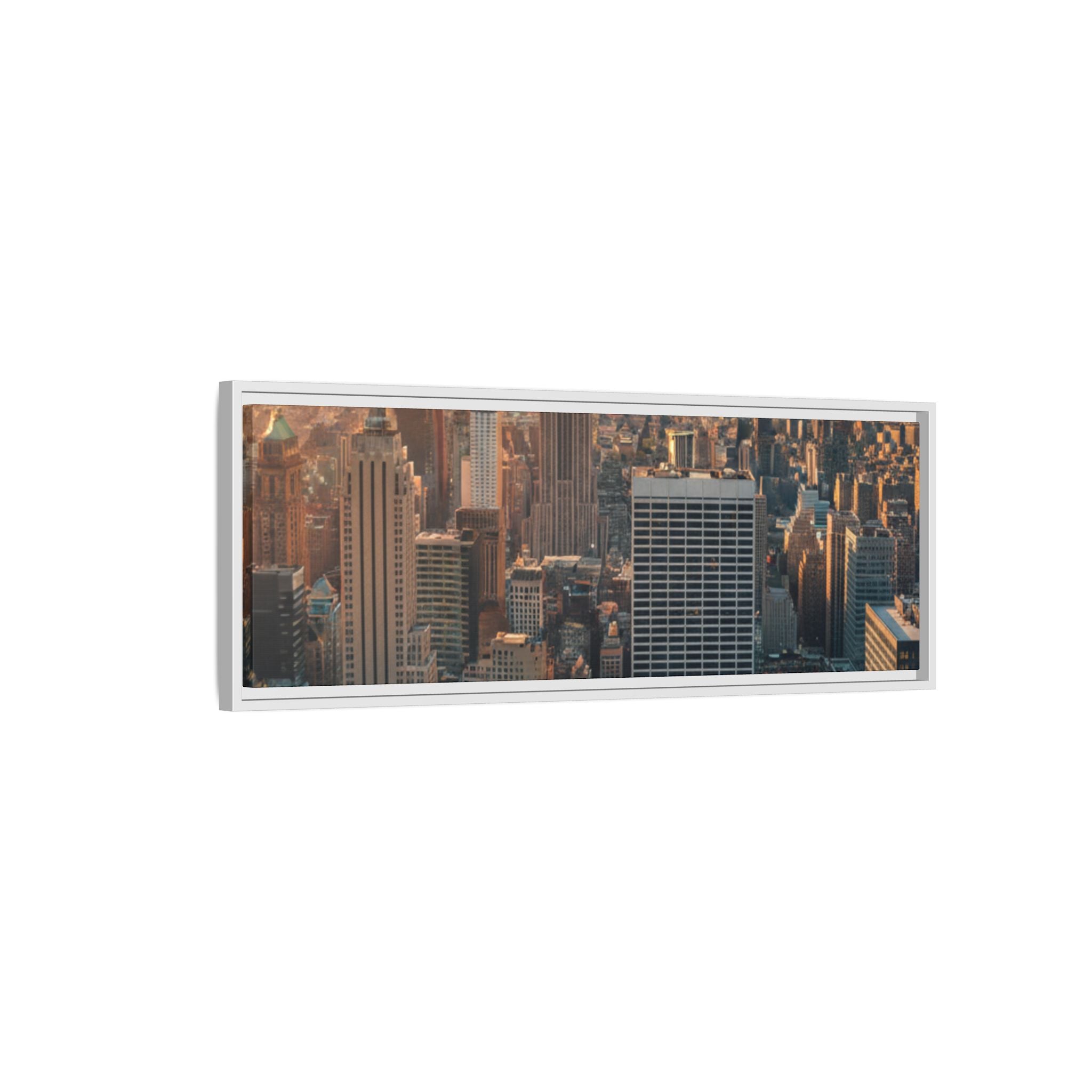 New York City Skyline at Sunset - Framed Art