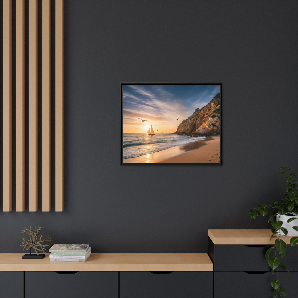 Sunset Sail Beach Landscape - Stunning Image!