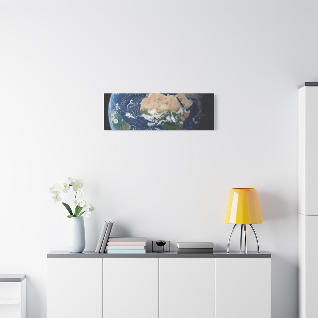 Earth from Space Stunning Image — Planet Globe Wall Art, Africa View