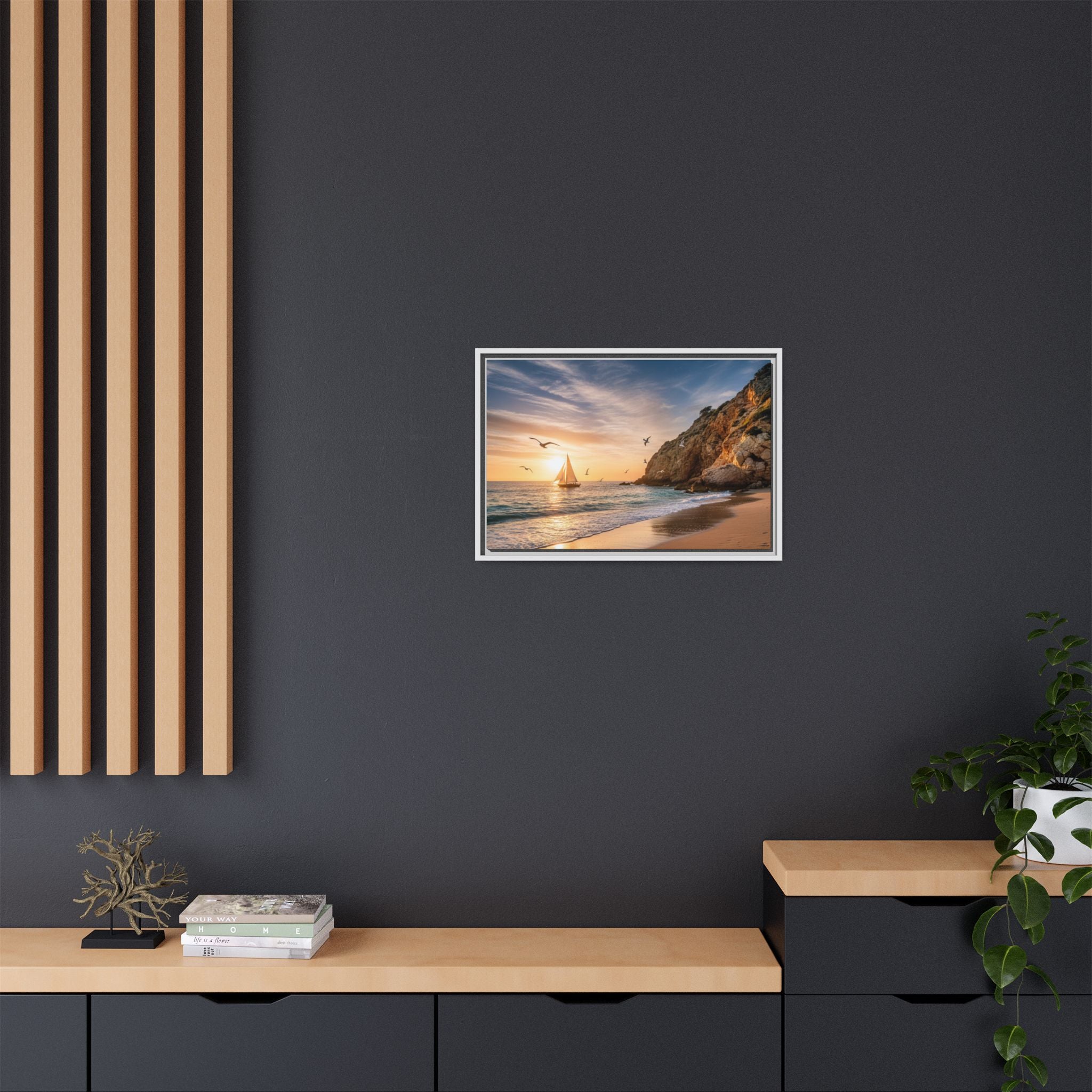 Sunset Sail Beach Landscape - Stunning Image!