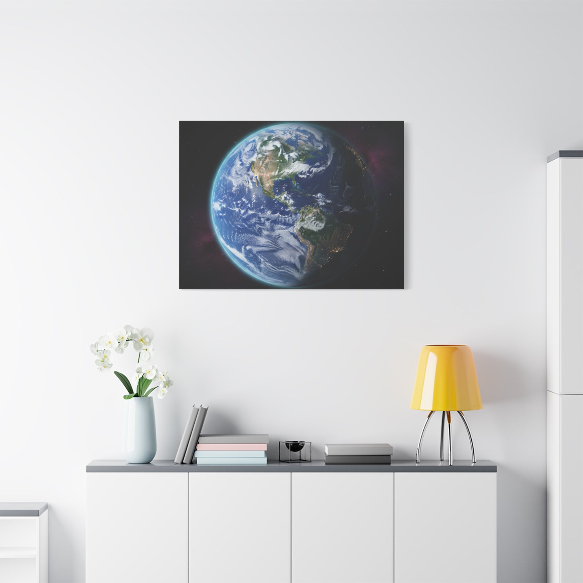 Stunning Earth From Space Wall Art