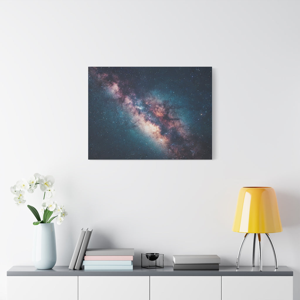 Milky Way Galaxy Canvas Wall Art — Stretched Space Photography Print