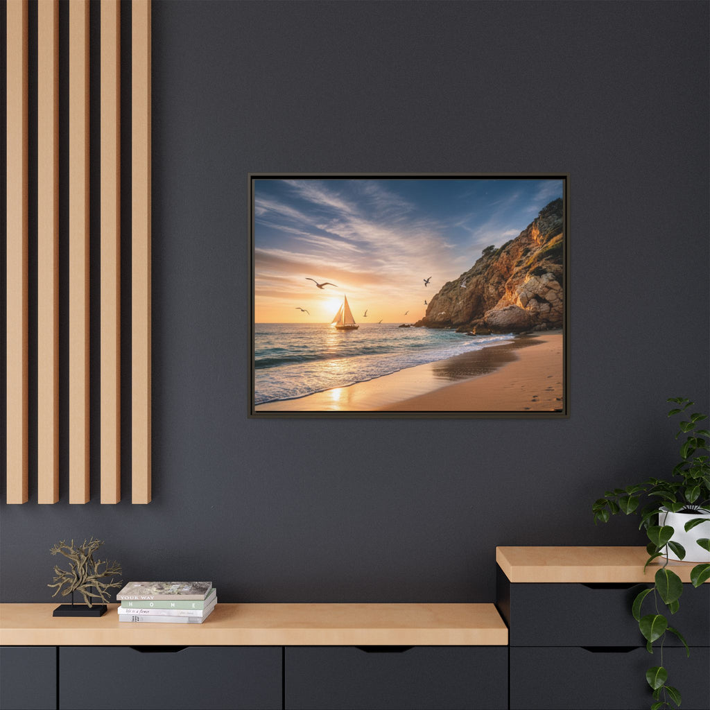 Sunset Sail Beach Landscape - Stunning Image!