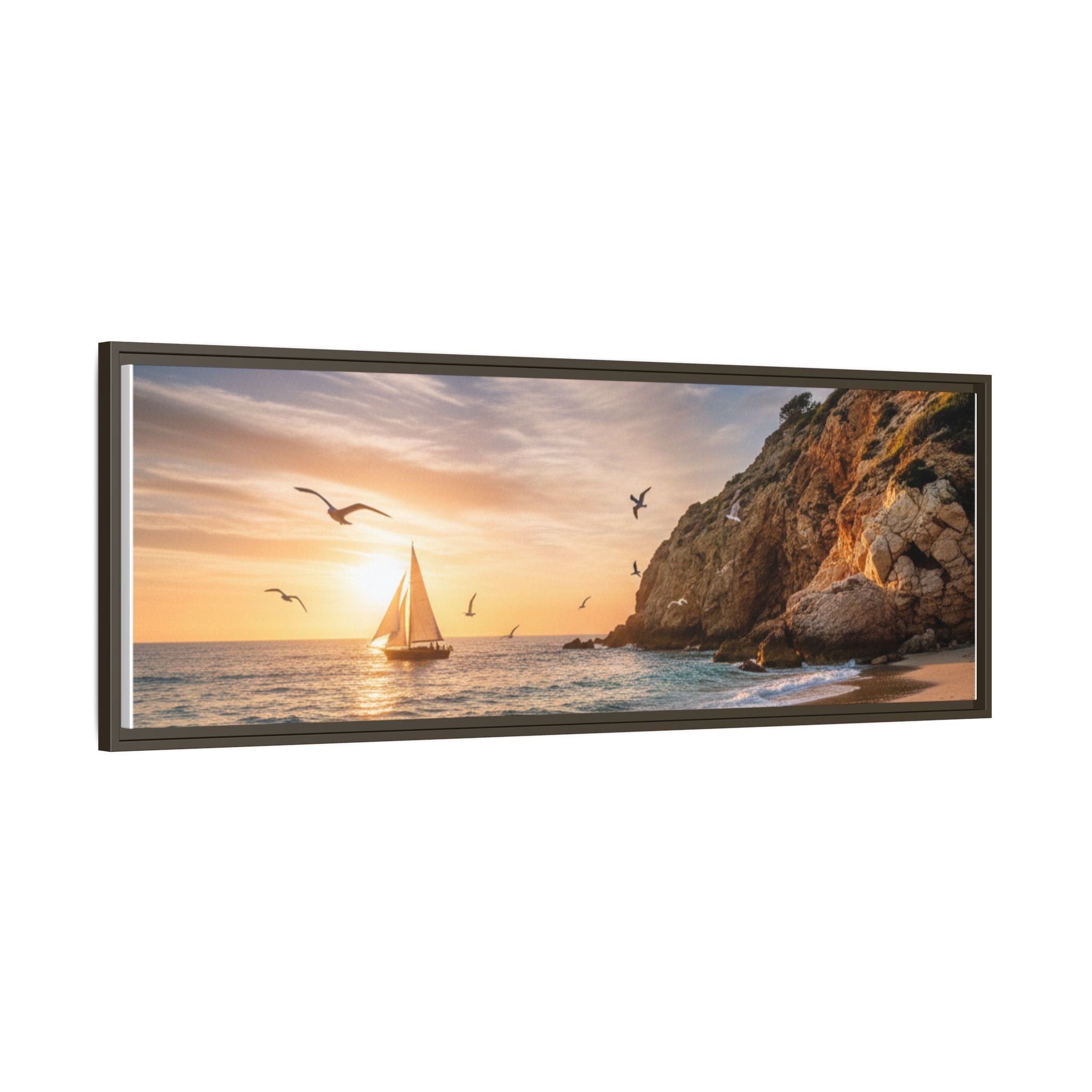 Sunset Sail Beach Landscape - Stunning Image!