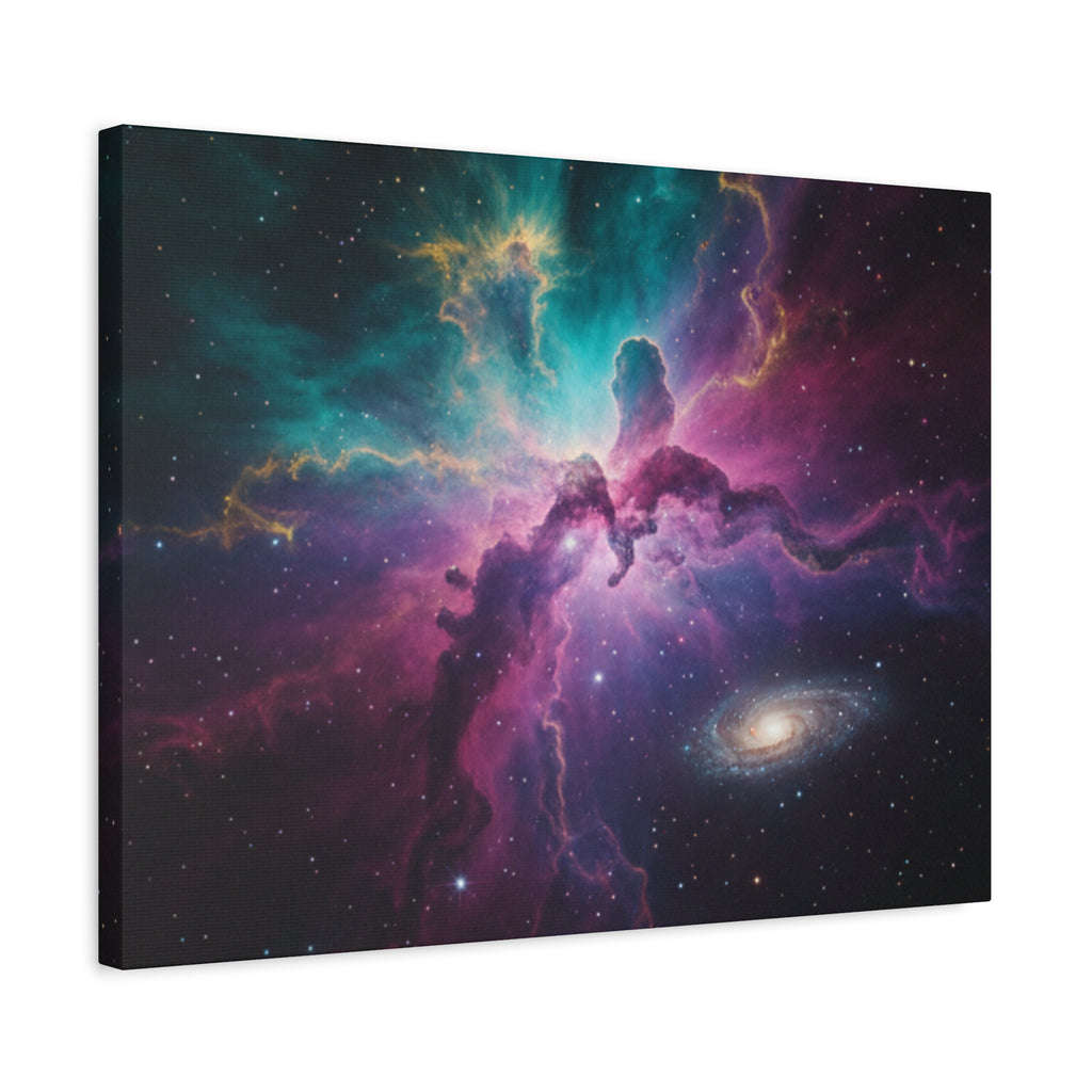 Galaxy Nebula Universe Print — Stretched Space Wall Art (1.25" Depth)