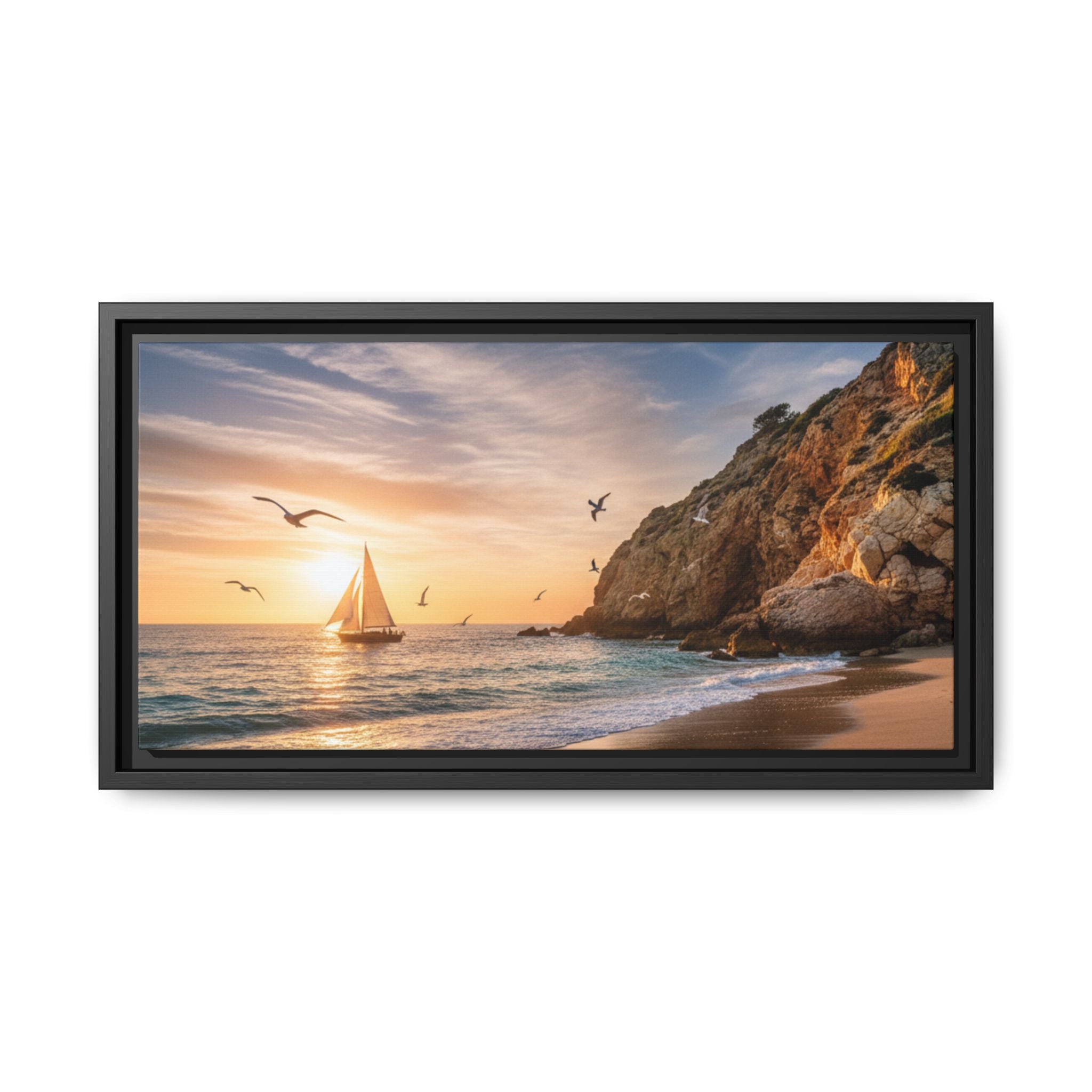 Sunset Sail Beach Landscape - Stunning Image!