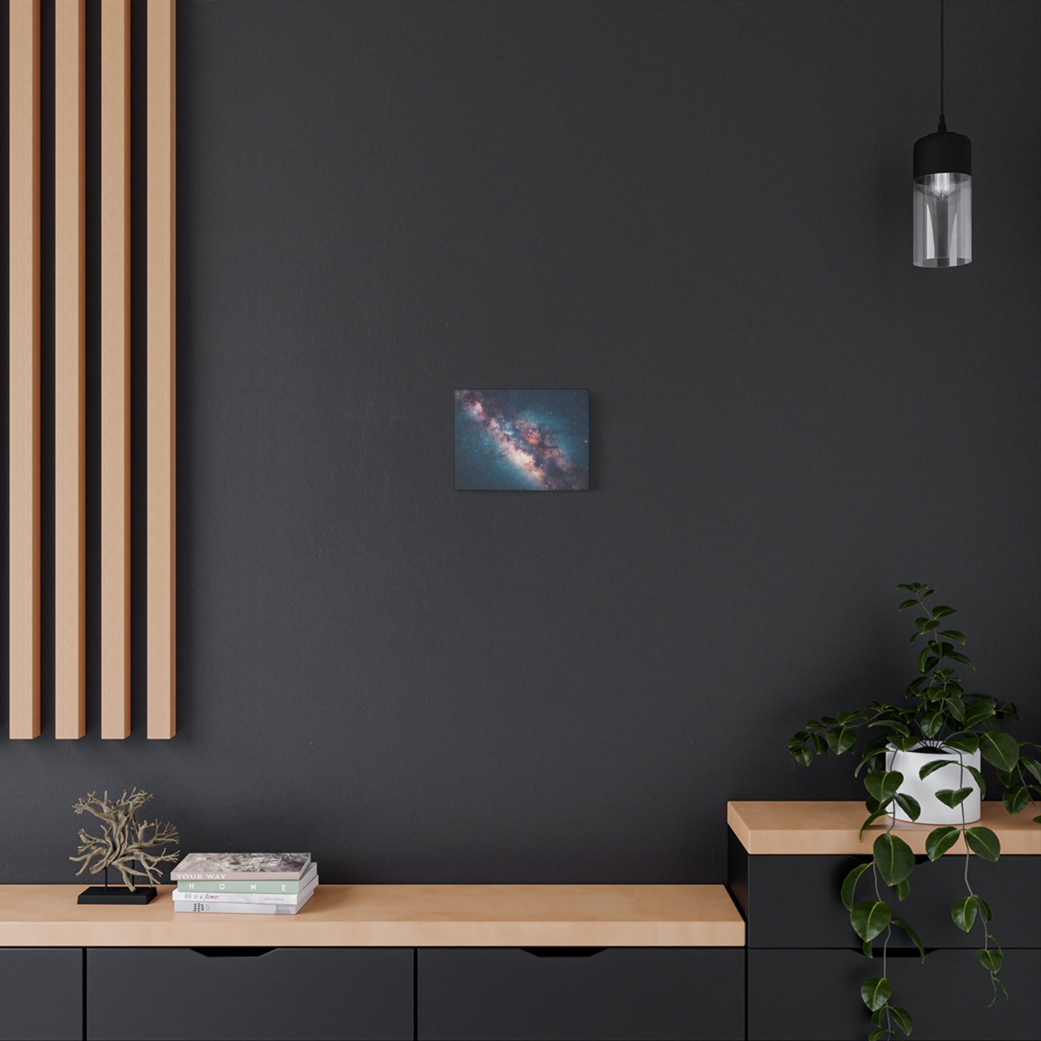 Milky Way Galaxy Canvas Wall Art — Stretched Space Photography Print