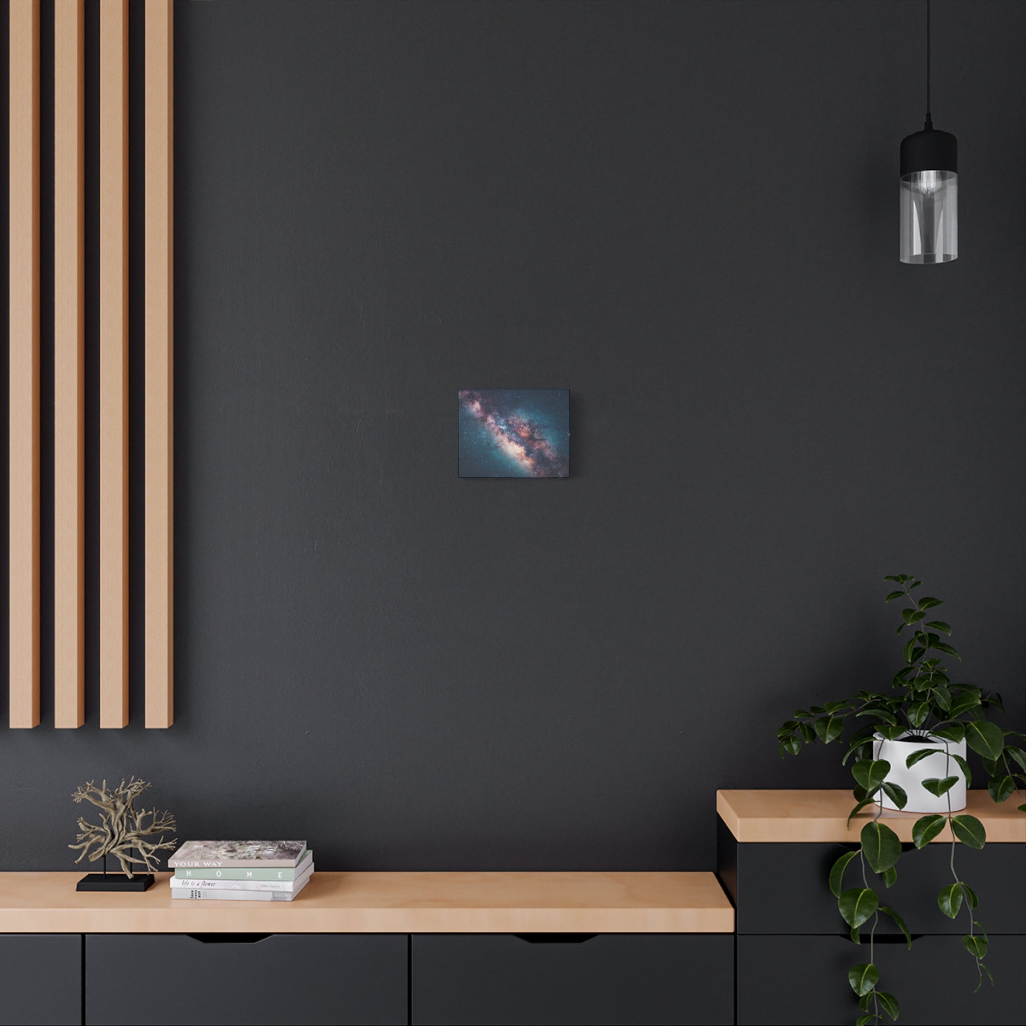 Milky Way Galaxy Canvas Wall Art — Stretched Space Photography Print