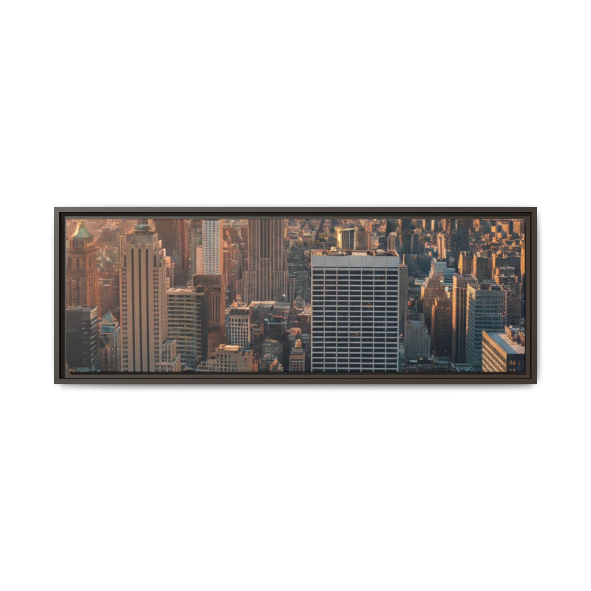New York City Skyline at Sunset - Framed Art