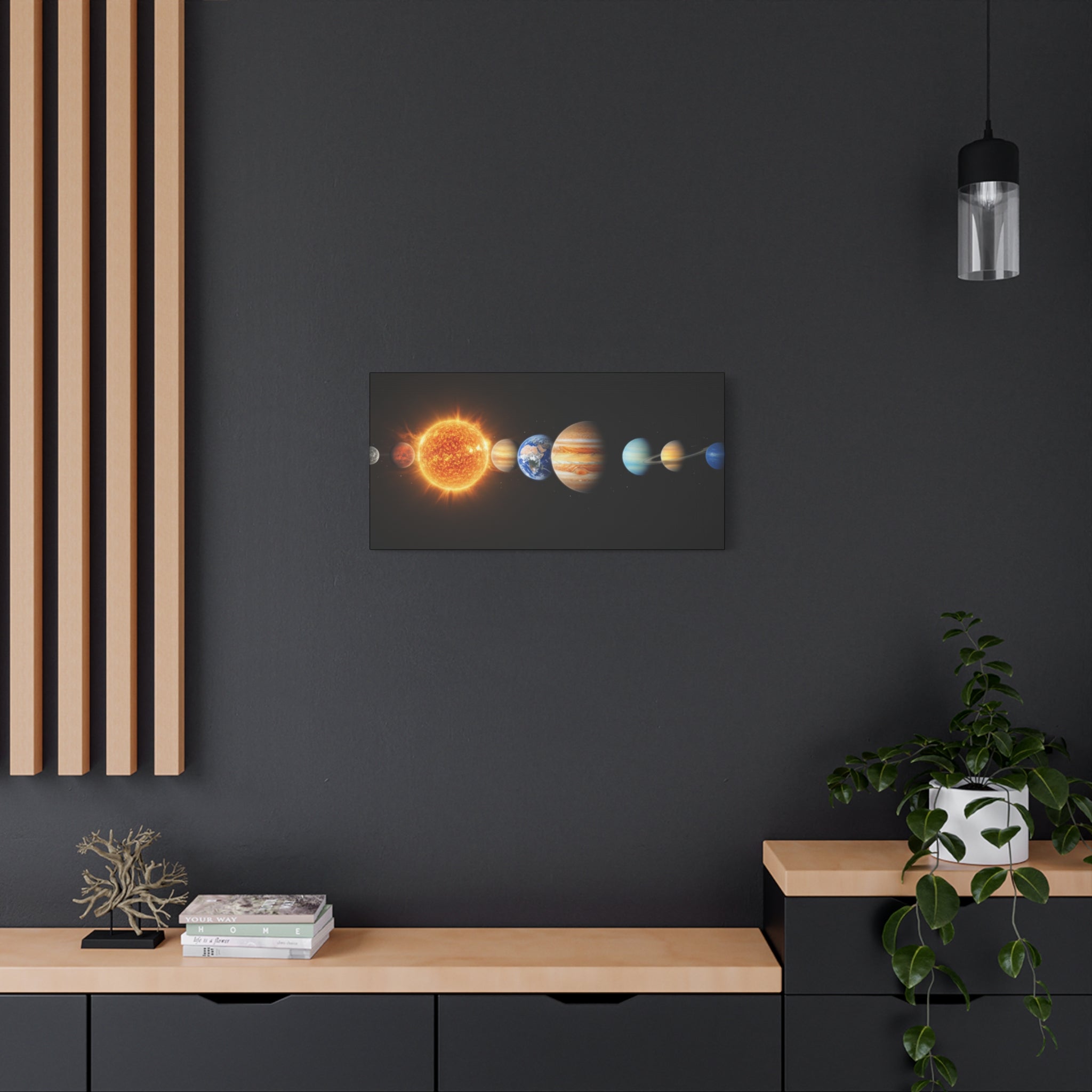 Solar System Stunning Canvas Print — Jaw-Dropping Space Wall Art