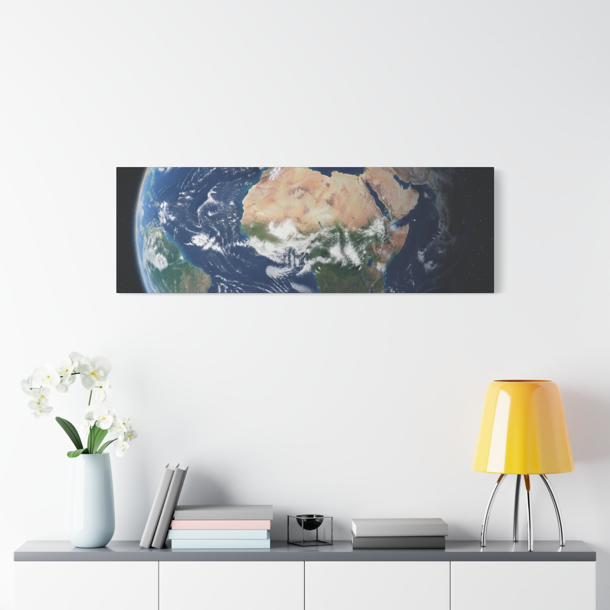 Earth from Space Stunning Image — Planet Globe Wall Art, Africa View