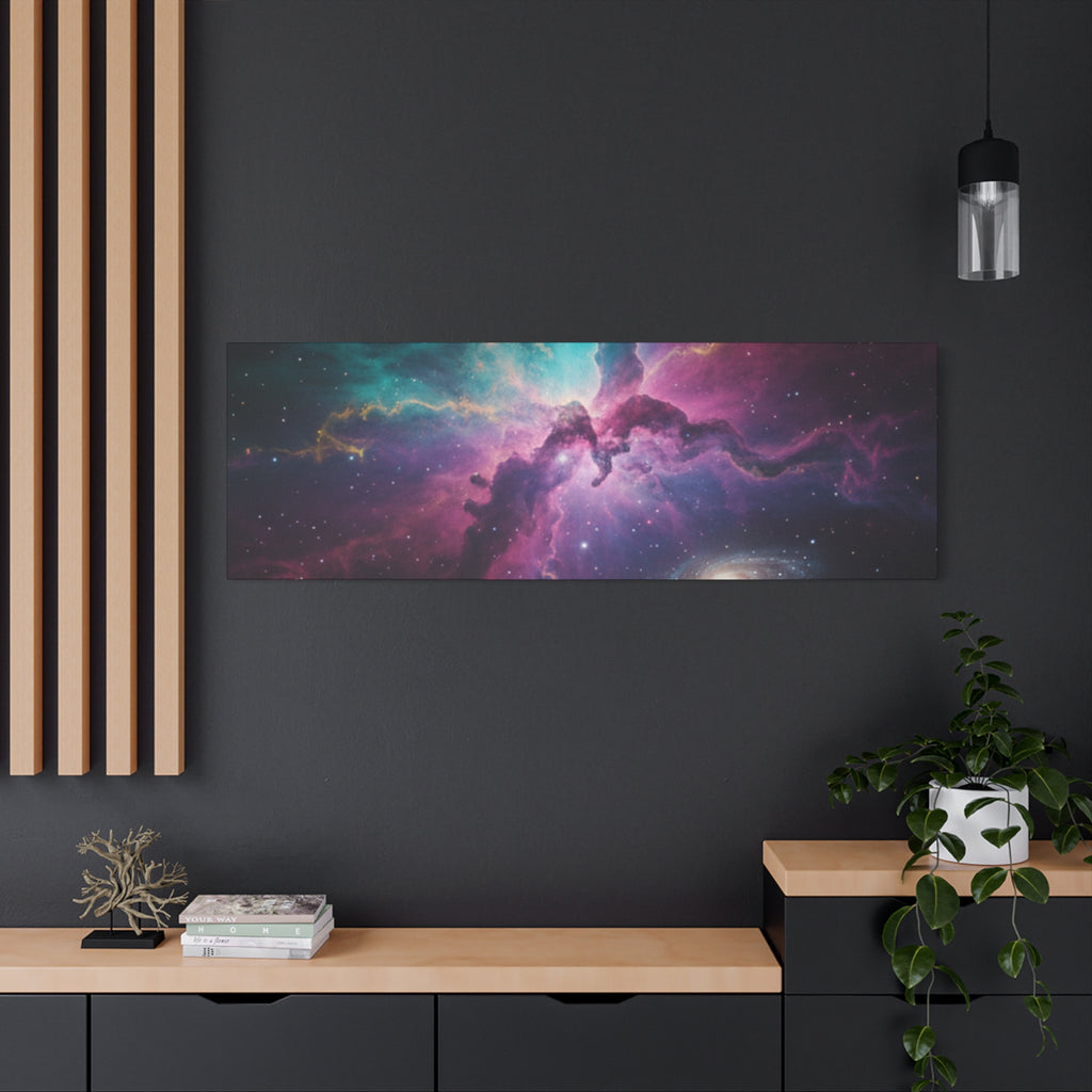 Galaxy Nebula Universe Print — Stretched Space Wall Art (1.25" Depth)