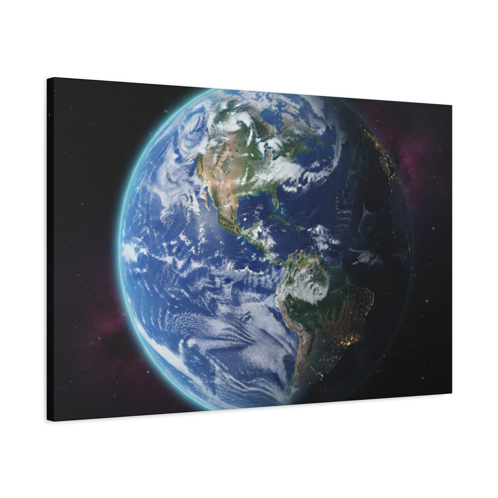 Stunning Earth From Space Wall Art