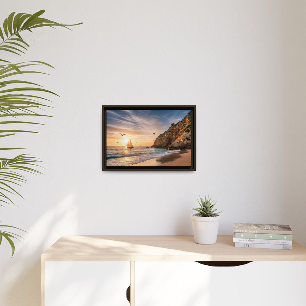 Sunset Sail Beach Landscape - Stunning Image!