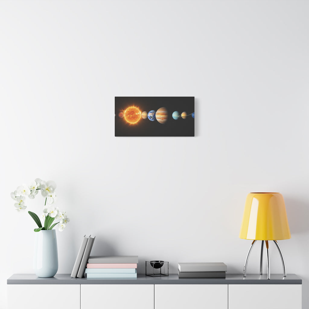 Solar System Stunning Canvas Print — Jaw-Dropping Space Wall Art