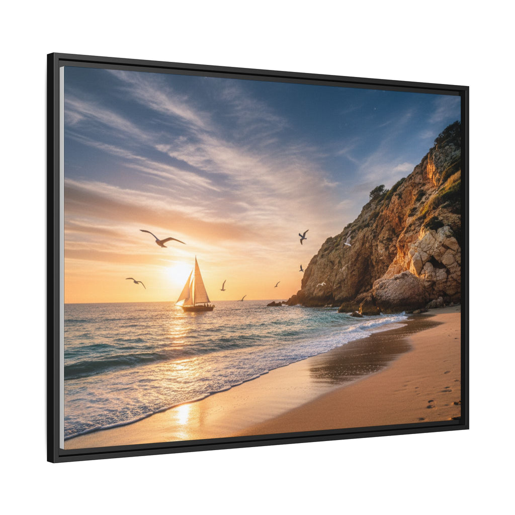 Sunset Sail Beach Landscape - Stunning Image!