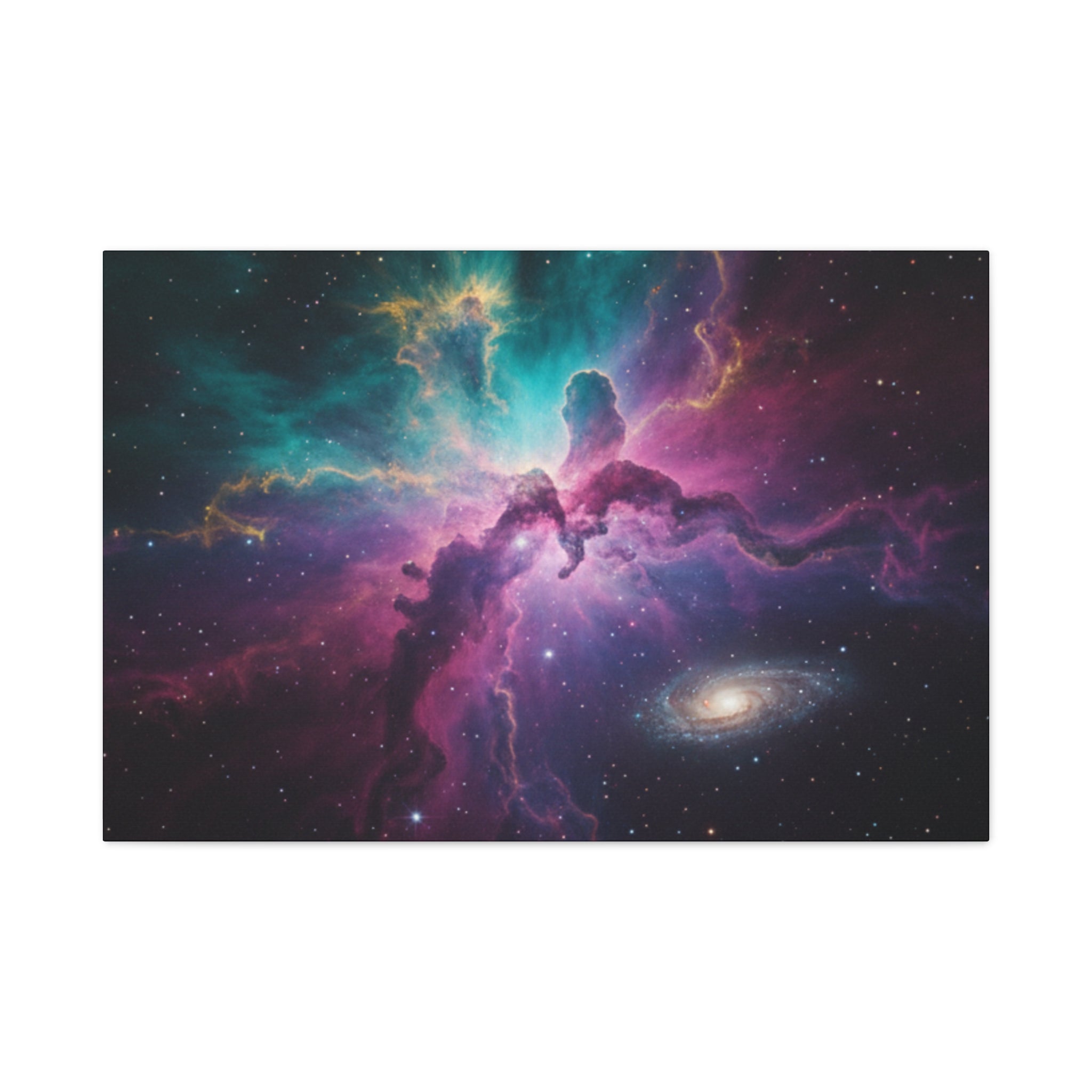 Galaxy Nebula Universe Print — Stretched Space Wall Art (1.25" Depth)