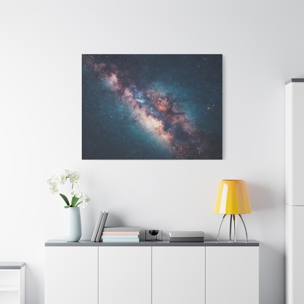 Milky Way Galaxy Canvas Wall Art — Stretched Space Photography Print