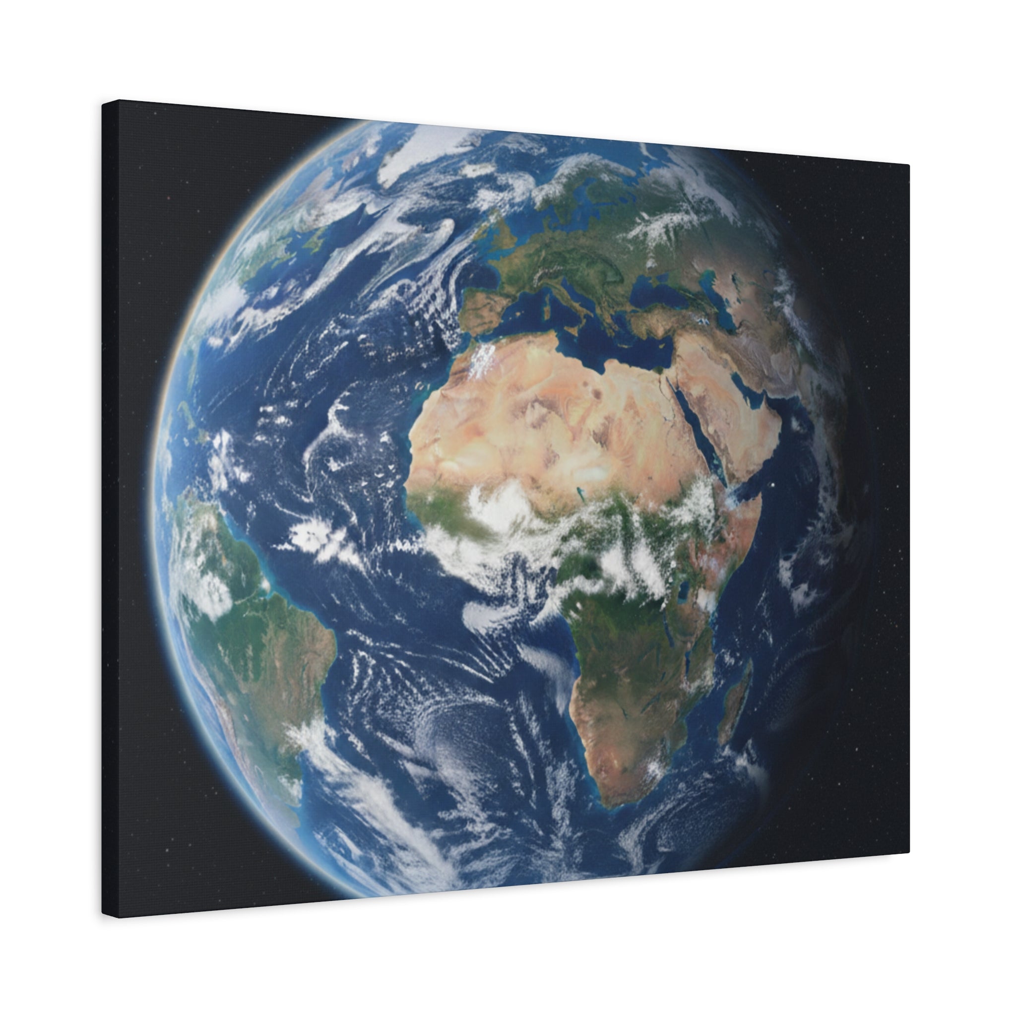 Earth from Space Stunning Image — Planet Globe Wall Art, Africa View