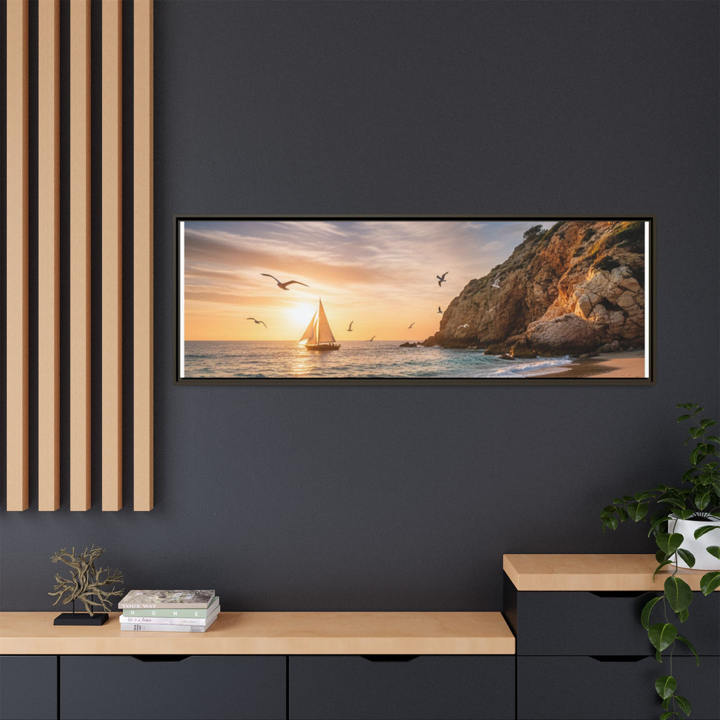 Sunset Sail Beach Landscape - Stunning Image!