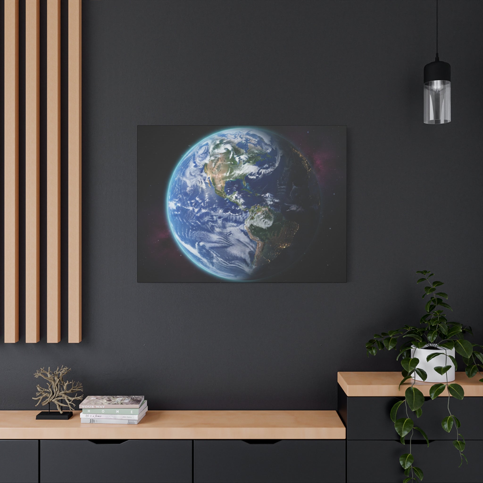 Stunning Earth From Space Wall Art