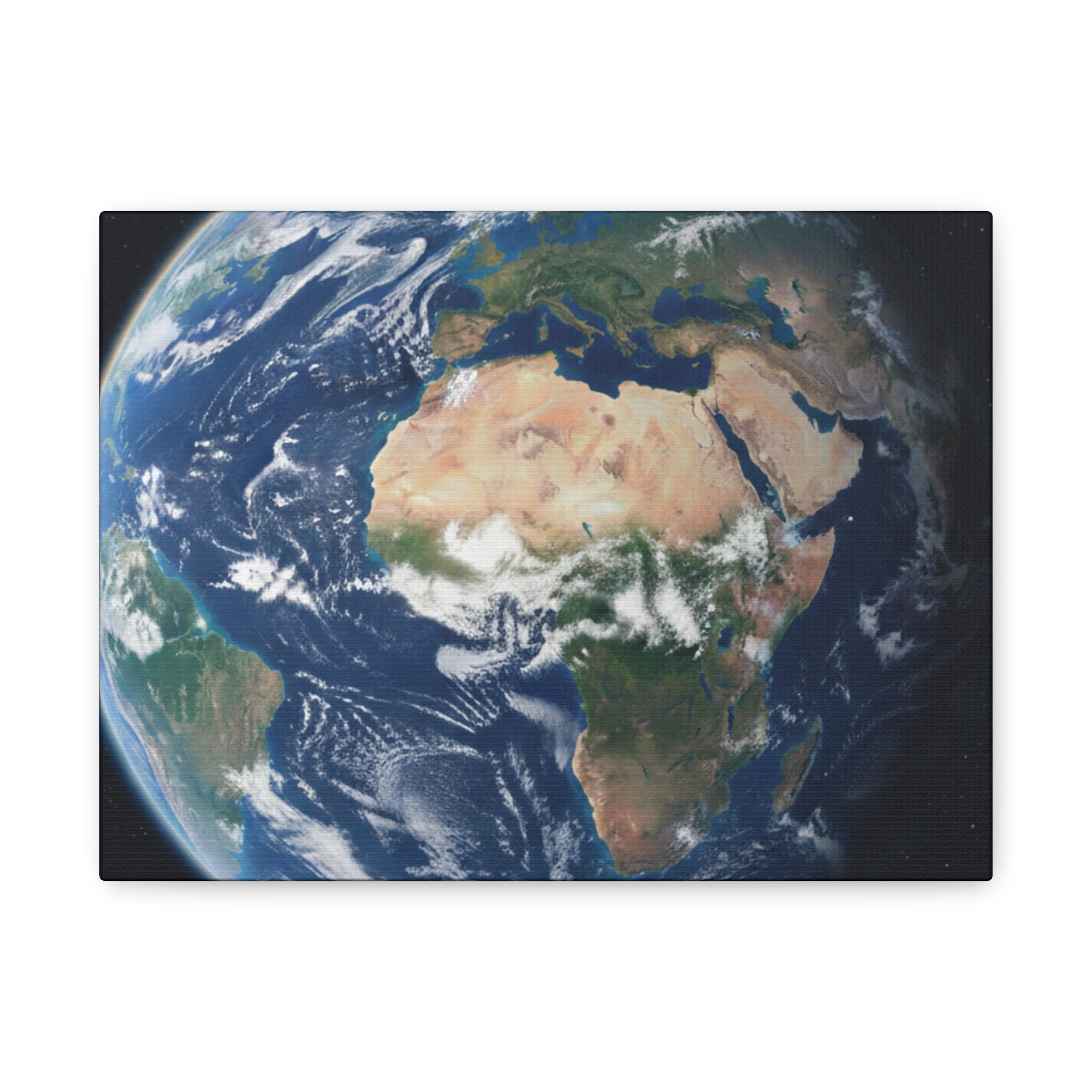 Earth from Space Stunning Image — Planet Globe Wall Art, Africa View