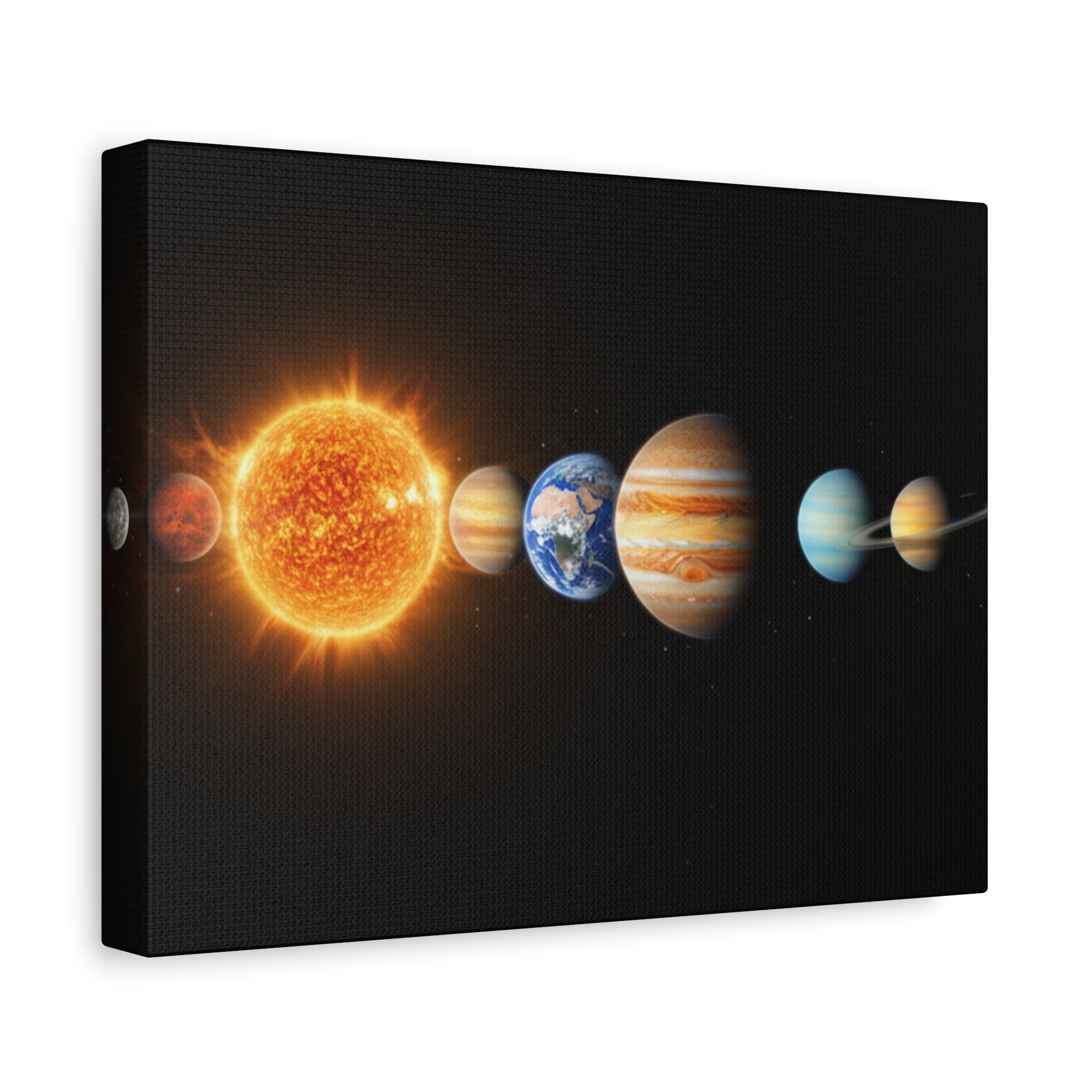 Solar System Stunning Canvas Print — Jaw-Dropping Space Wall Art