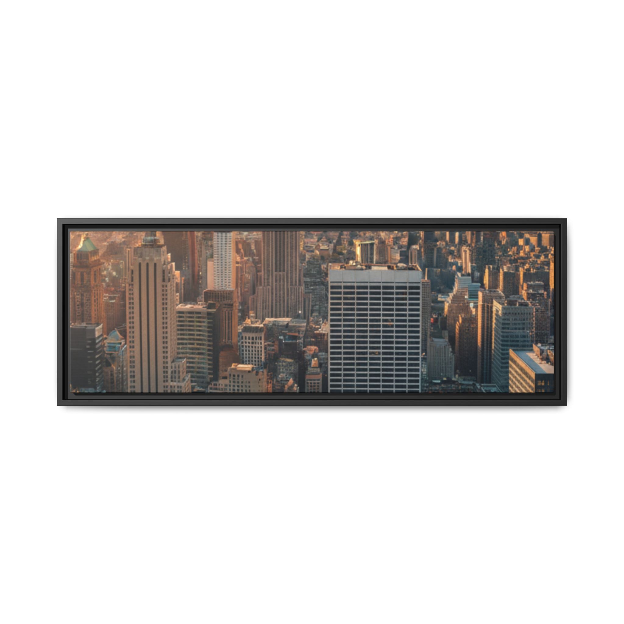 New York City Skyline at Sunset - Framed Art